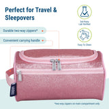 Pink Glitter Toiletry Bag
