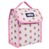 Pink and Gold Stars Lunch Bag