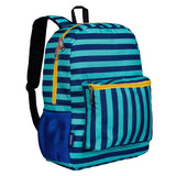 Blue Stripes 16 Inch Backpack