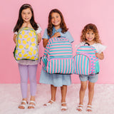 Pink Stripes 12 Inch Backpack