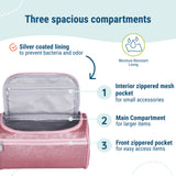 Pink Glitter Toiletry Bag