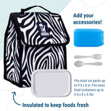 Zebra Lunch Bag