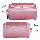 Pink Glitter Toiletry Bag