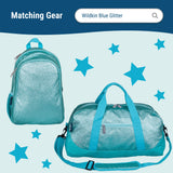Blue Glitter Lunch Bag