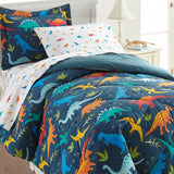 Jurassic Dinosaurs 100% Cotton Percale Sheet Set