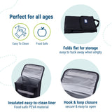 Rip-Stop Black Lunch Bag