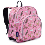 Horses in Pink 12 Inch Backpack
