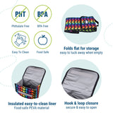 Rainbow Hearts Lunch Bag