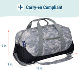 Digital Camo Overnighter Duffel Bag