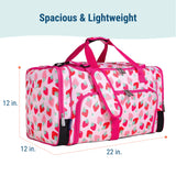 Strawberry Patch Weekender Duffel Bag