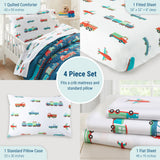 Transportation 4 pc Cotton Bed in a Bag - Toddler