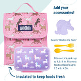 Horses in Pink Lunch Bag