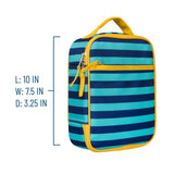 Blue Stripes Eco Lunch Bag