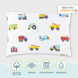 Trains, Planes & Trucks 100% Cotton Percale Pillowcase
