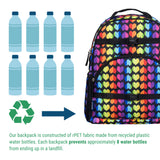 Rainbow Hearts ECO Backpack