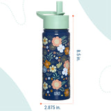 Wildflower Bloom Steel Water Bottle
