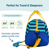 Blue Stripes Overnighter Duffel Bag