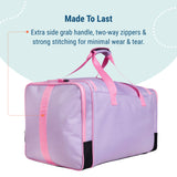Lilac Weekender Duffel Bag