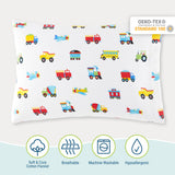 Trains, Planes & Trucks 100% Cotton Flannel Pillowcase
