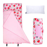 Strawberry Patch Microfiber Toddler Nap Mat