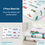 Transportation 100% Cotton Percale Sheet Set