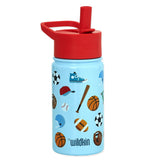 Game On 14 oz Stainless Steel Water Bottle