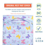 Butterfly Garden Blue Original Rest Mat Cover