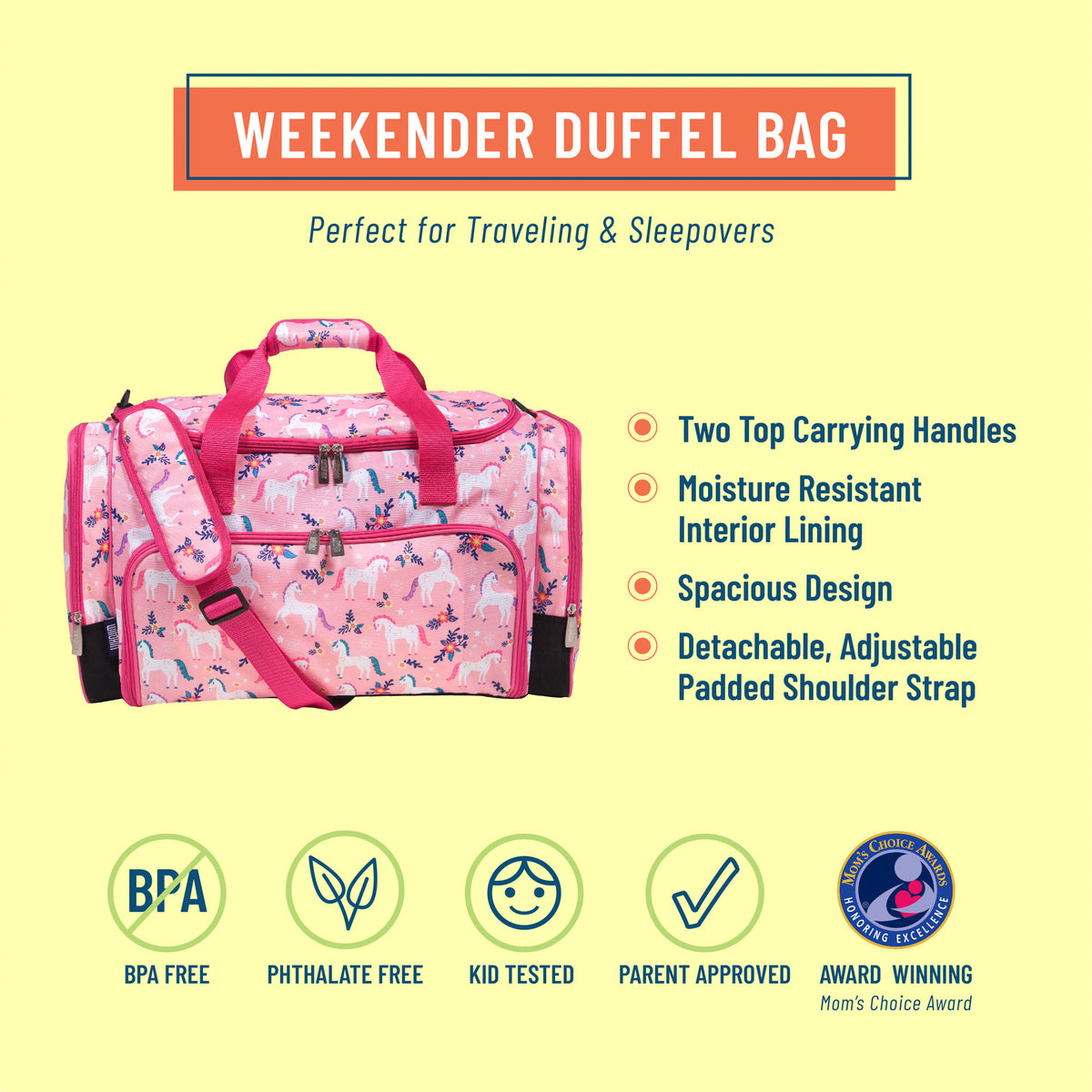 s.m.mart Elegant Uncorn Woffle Bag Weekender - Weekender