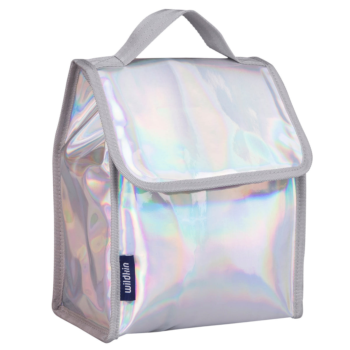 Holographic Two Compartment Lunch Bag