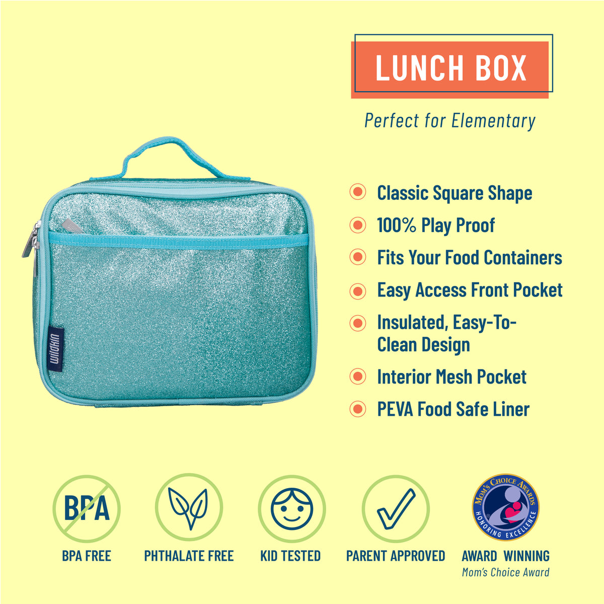 Wildkin Lunch Box - Whale Blue