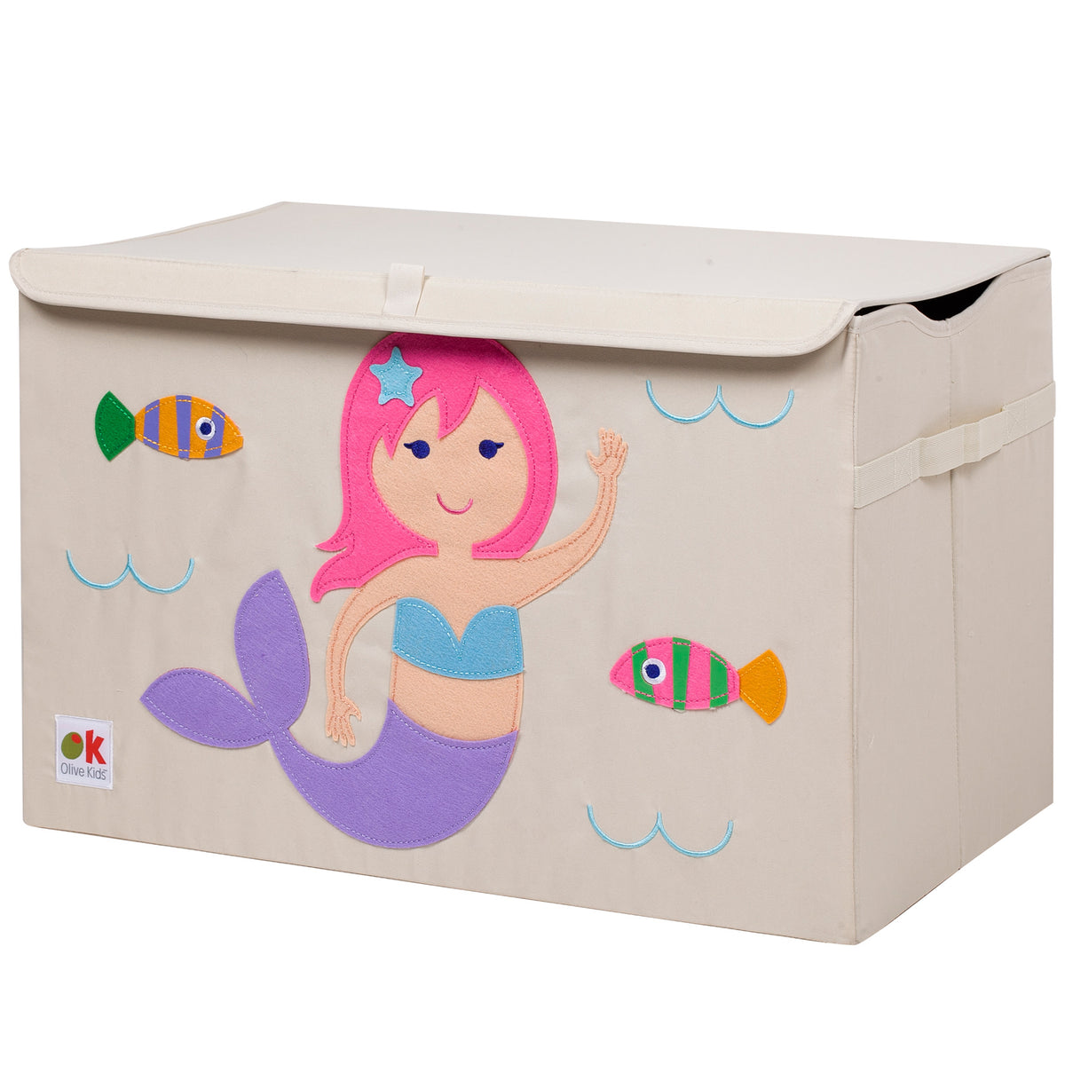 Wildkin Fabric Toy ChestKids Toy ChestToy StorageToy BoxMermaids