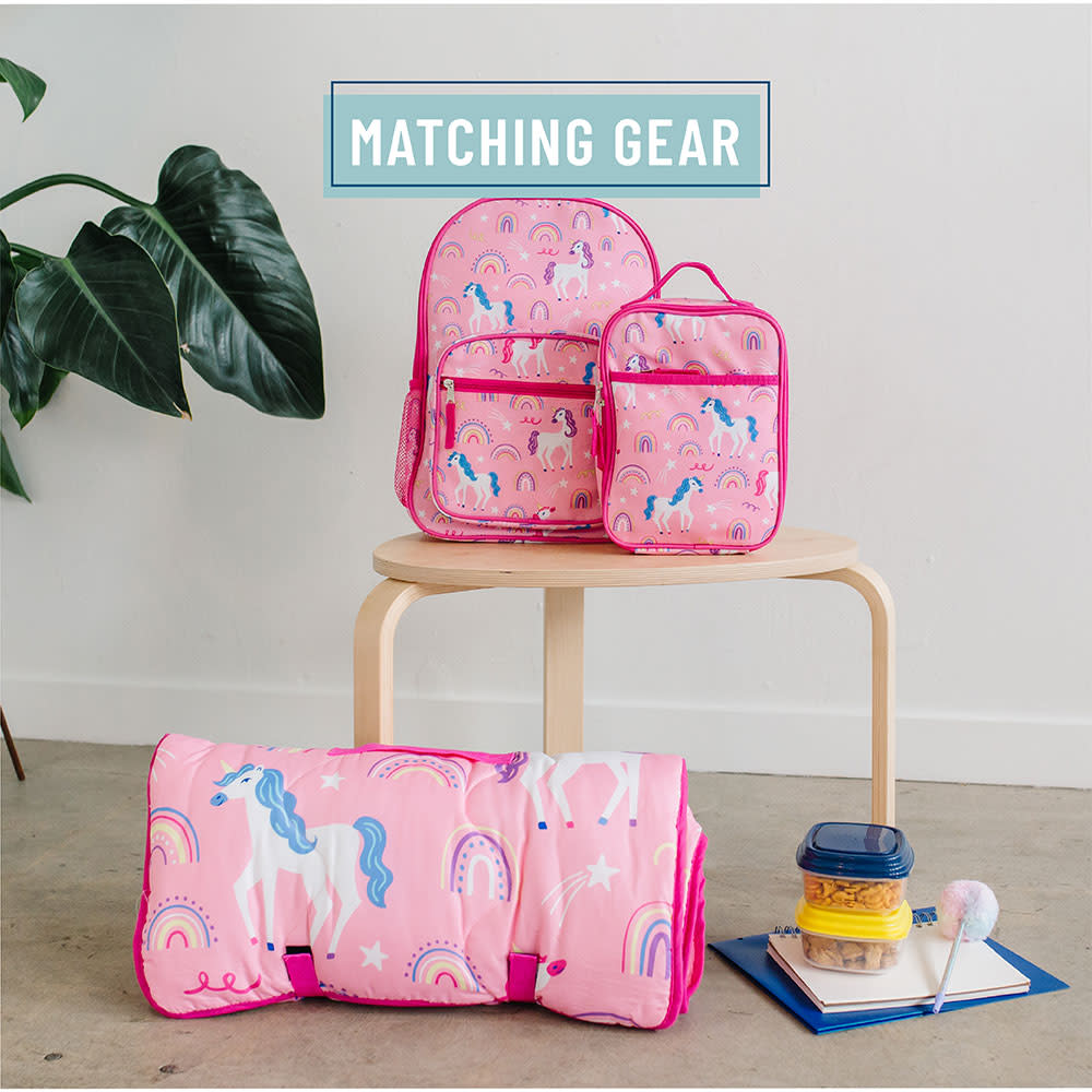 Pink Unicorn Rainbow Backpack Set With Matching Lunchbox – Buy Me Unicorns