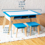 Arts & Crafts Table - Blue