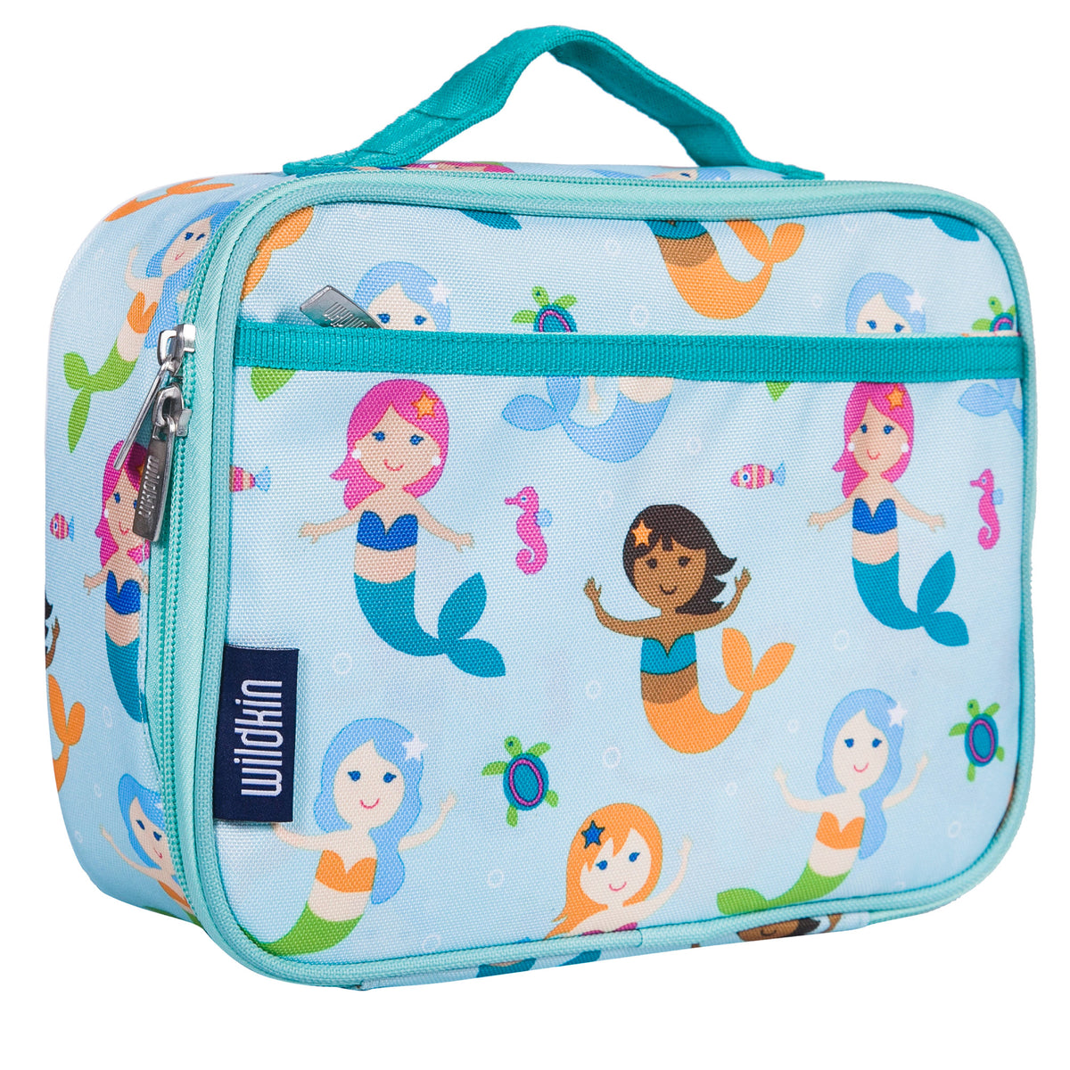 Wildkin Kids Insulated Clip-In Lunch Box for Boys & Girls, Clips in to  Pack-It-all Backpack (Mermaid Undercover Blue) 