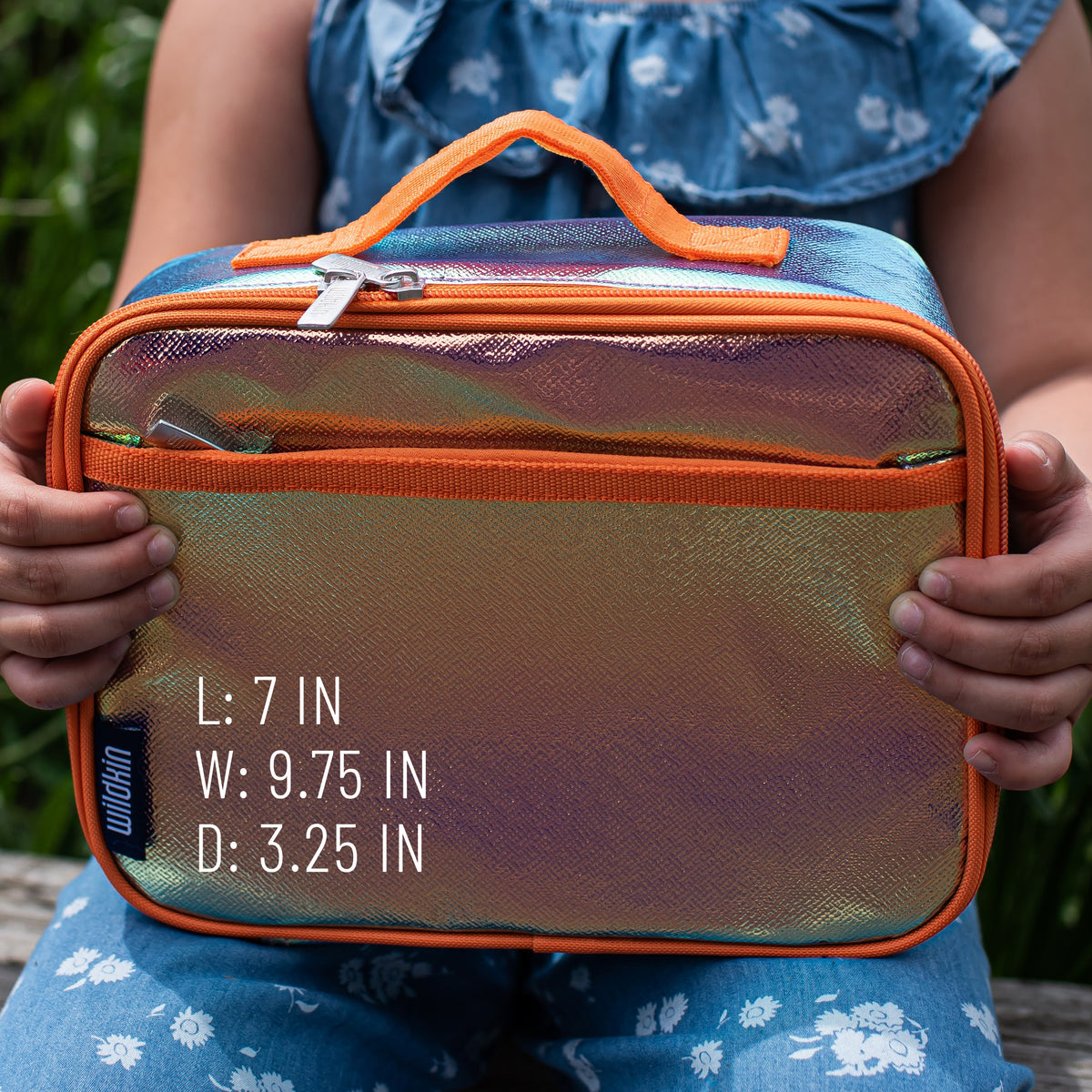 Orange Shimmer Clip-On Lunch Box - West Side Kids Inc