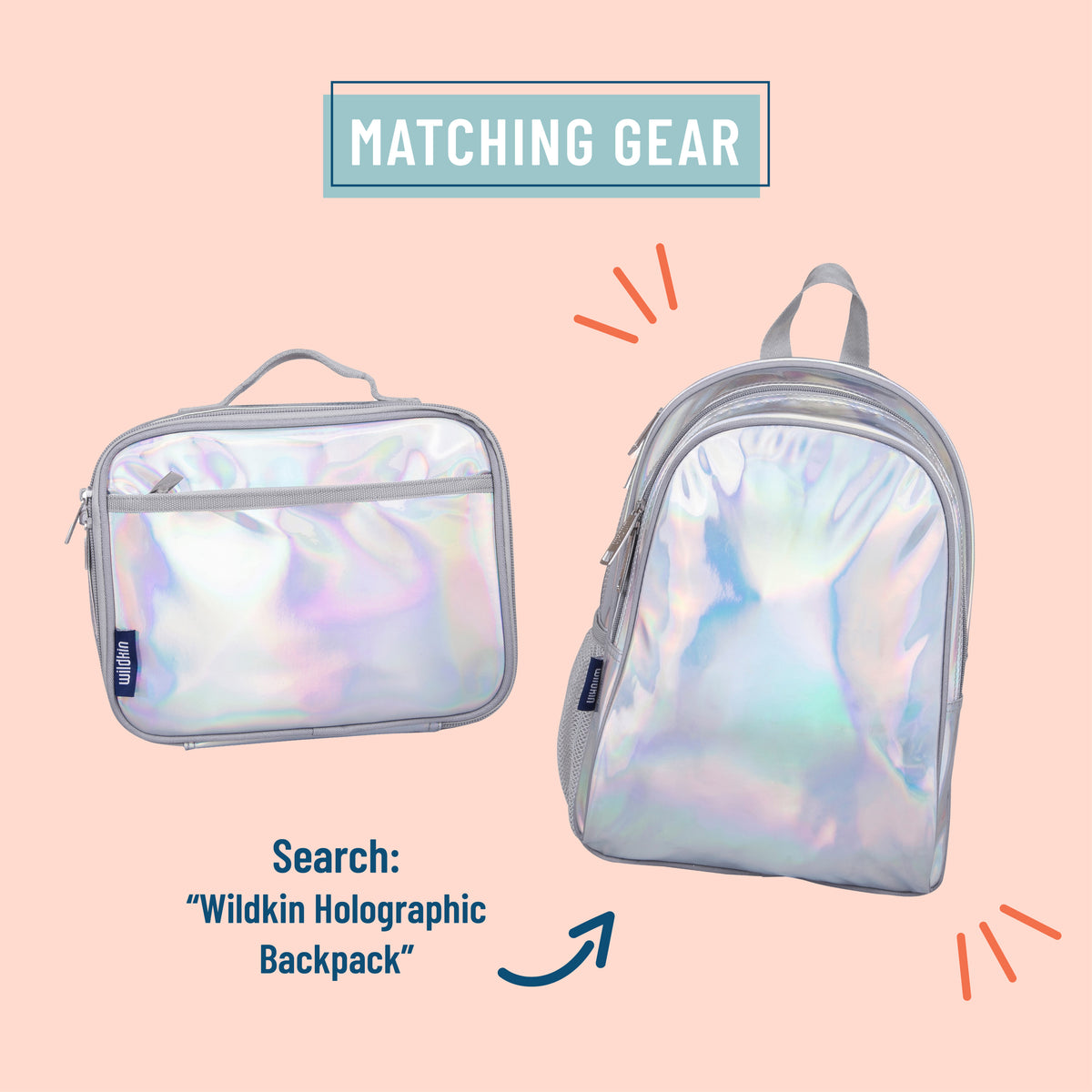 Wildkin Holographic Lunch Bag