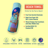 Mermaids 100% Cotton Beach Towel