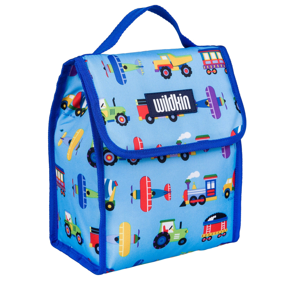 Wildkin Insulated Lunch Bag  Kids Lunch Bags -Trains, Planes & Trucks