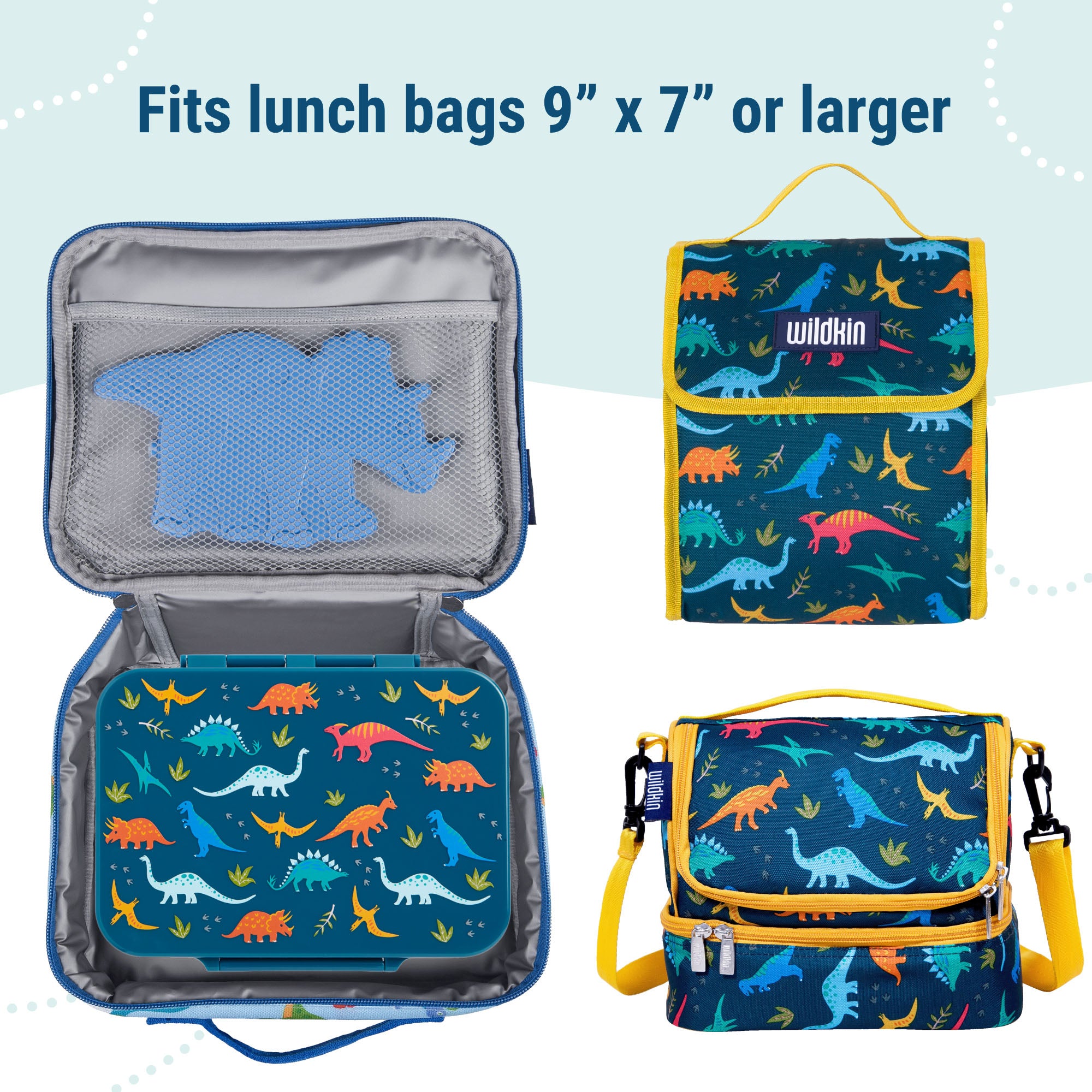 Jurassic Dinosaurs Pack & Go Bento Box
