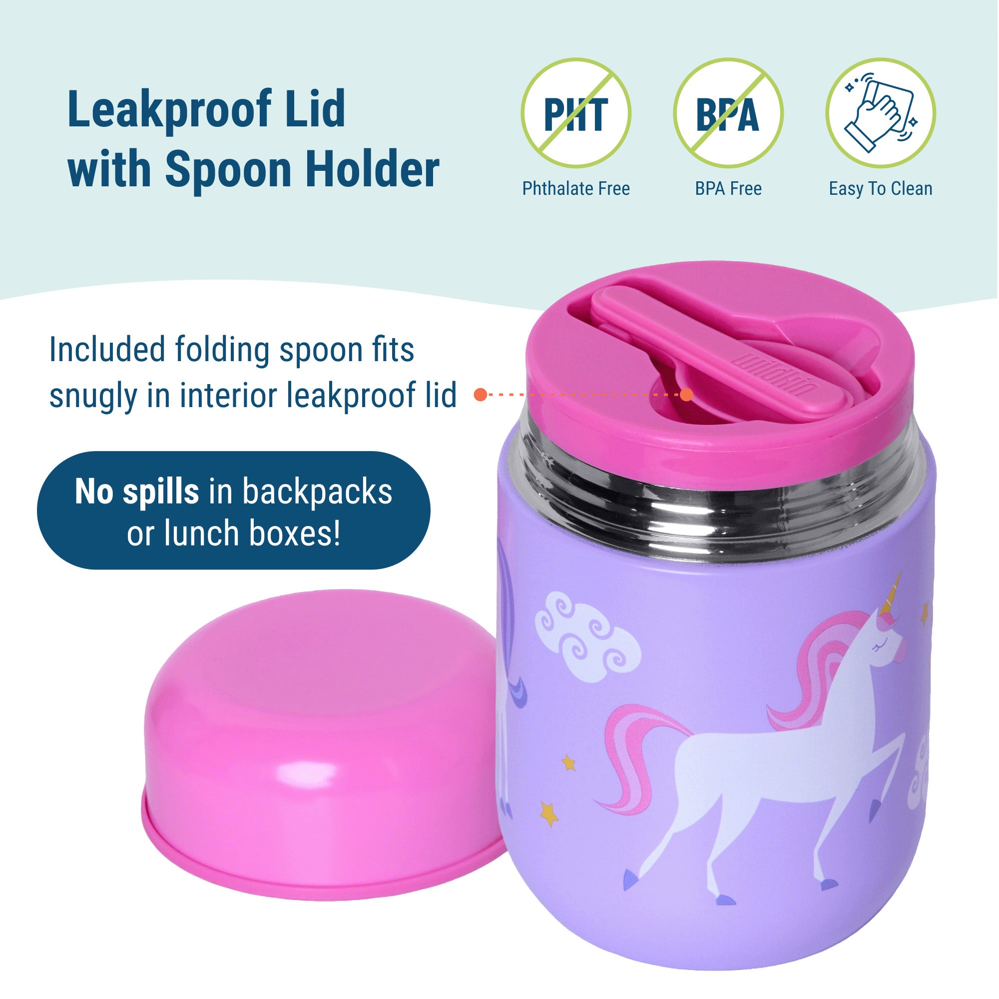 Unicorn Soup Container- 10oz