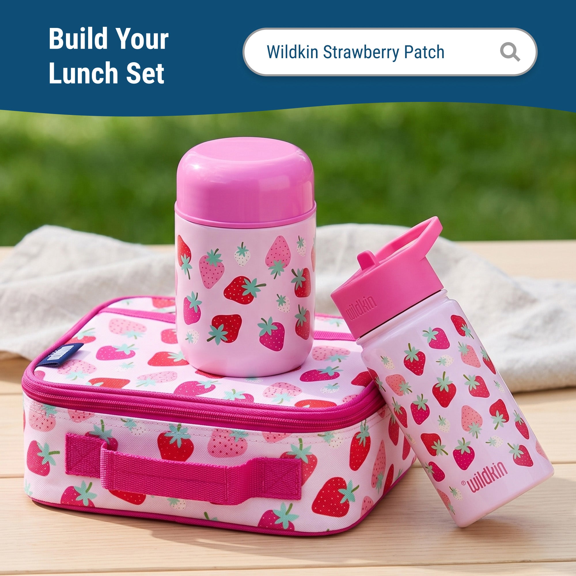 Strawberry Patch Soup Container- 10oz
