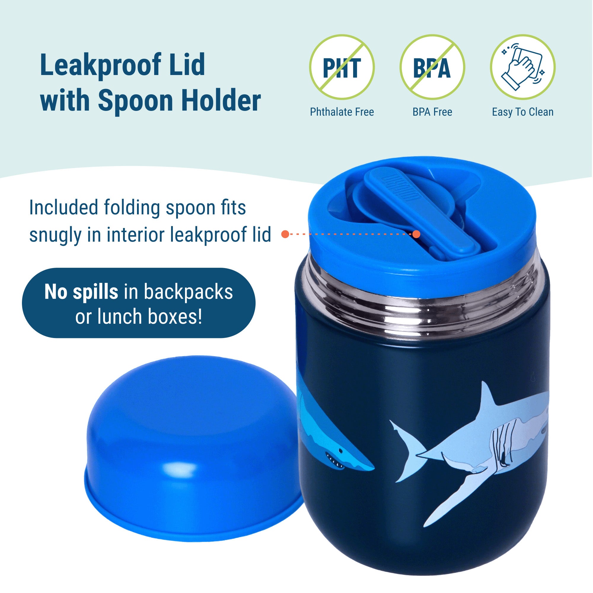 Sharks Soup Container- 10oz