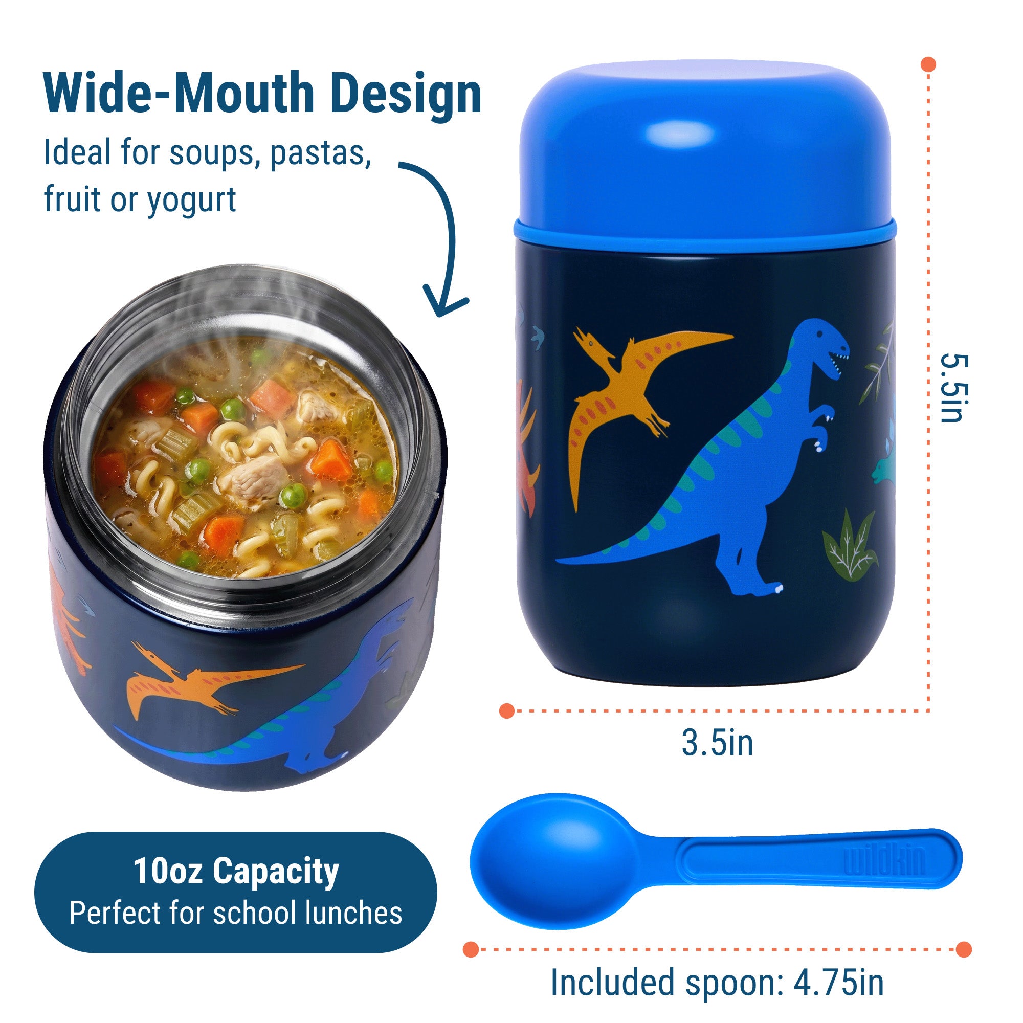 Jurassic Dinosaurs Soup Container - 10oz