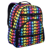 Rainbow Hearts Large ECO Backpack - 18L