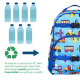 Trains, Planes & Trucks Medium Eco Backpack - 12L