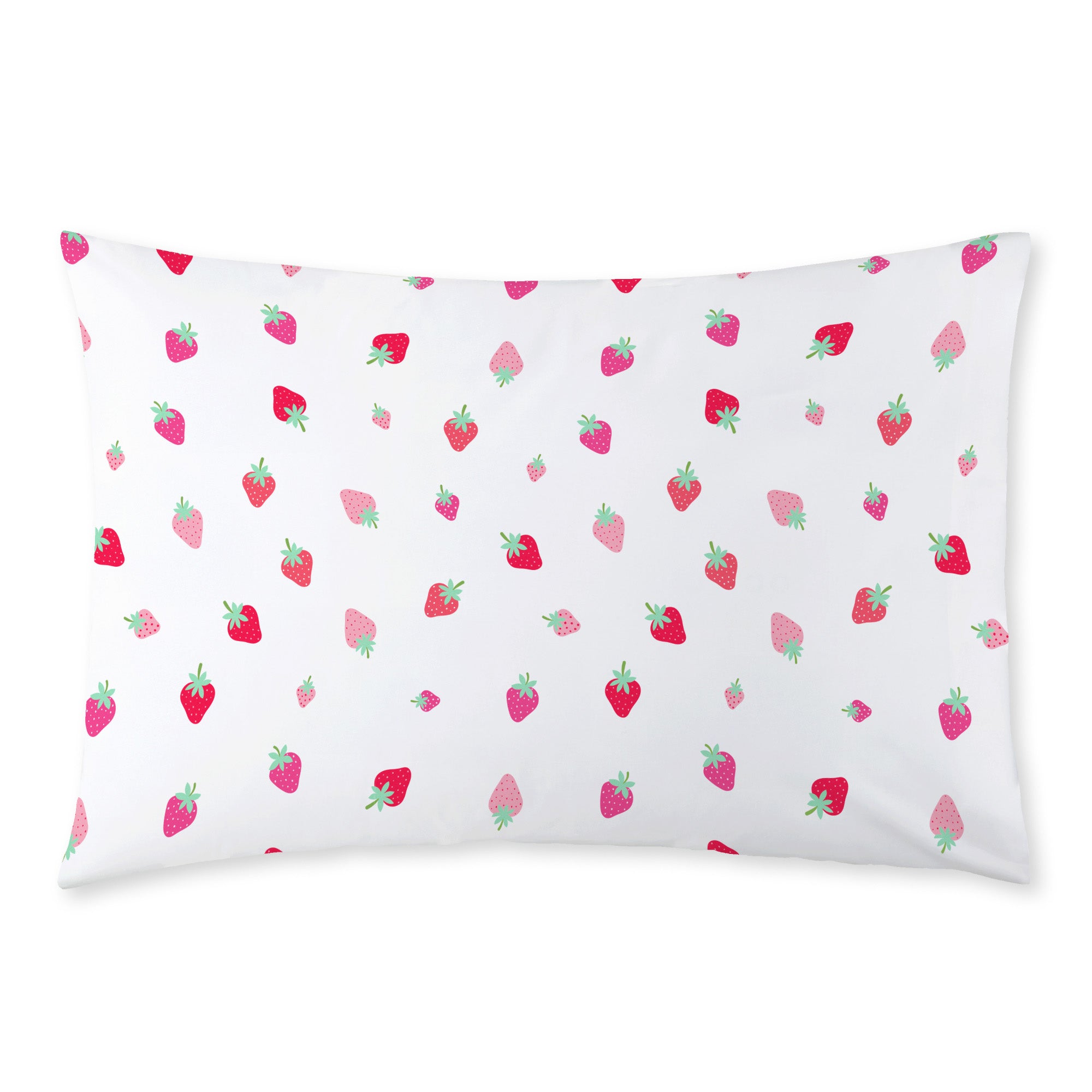 Strawberry Patch 100% Cotton Percale Pillowcase