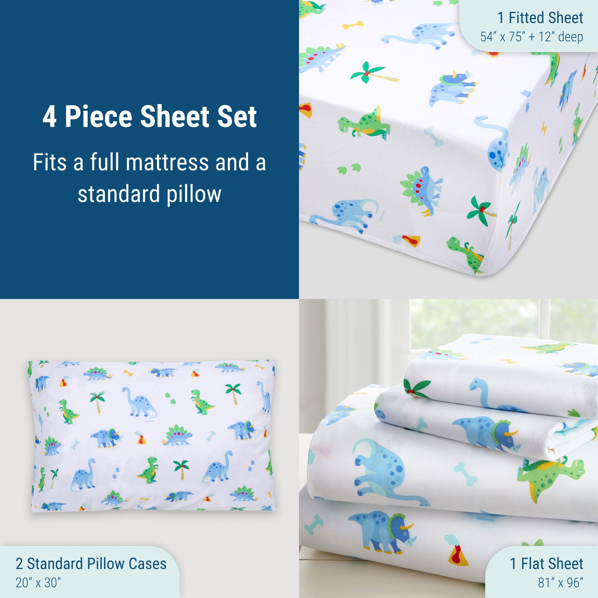 Dinosaur Land Sheet Set