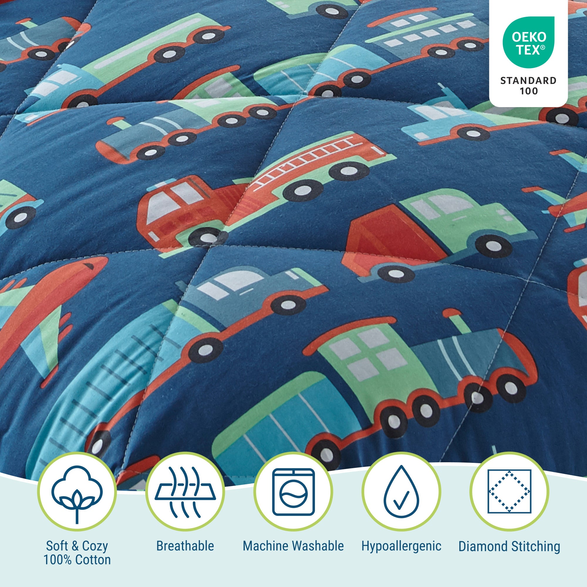 Transportation Toddler Comforter