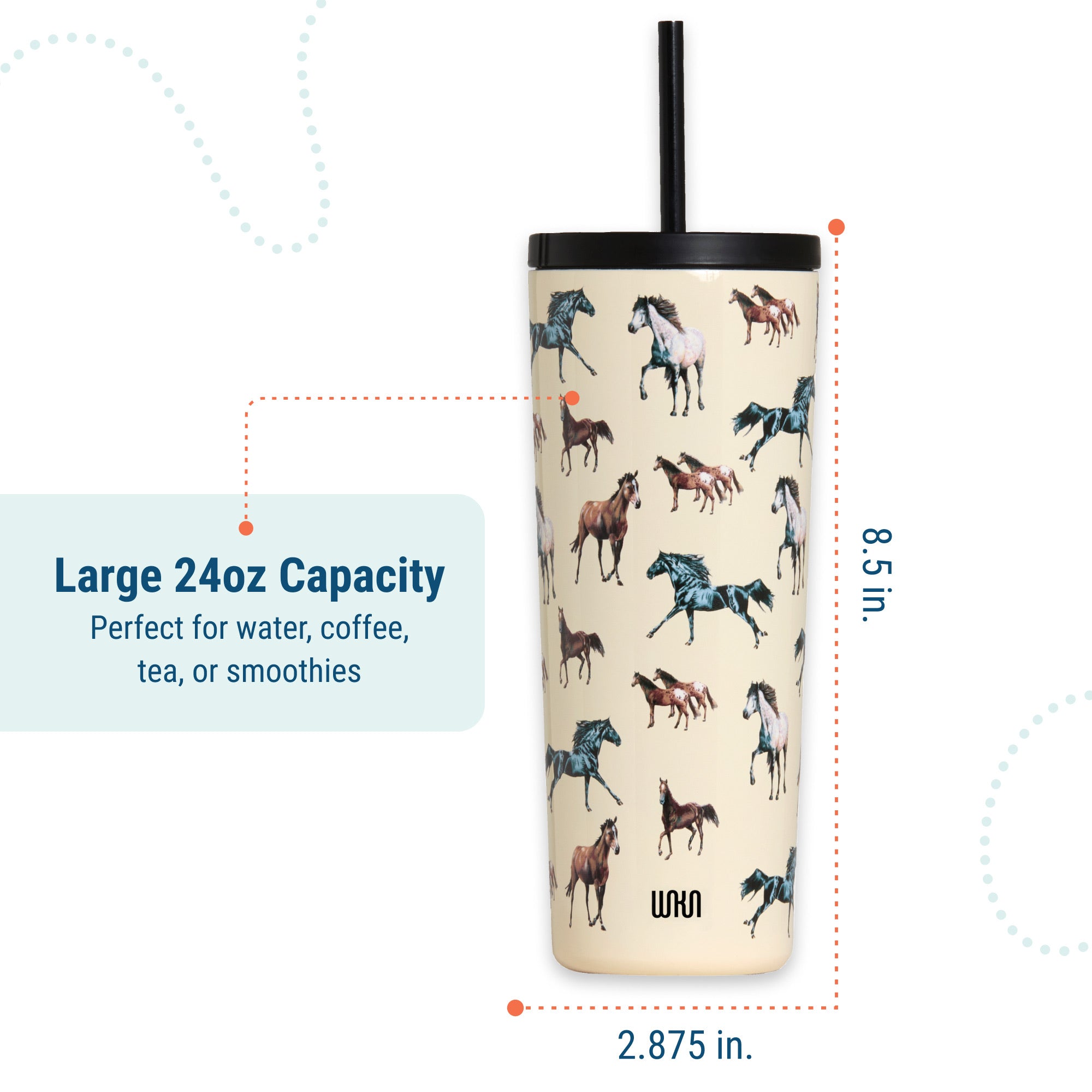 Horse Dreams Tumbler - 24 oz
