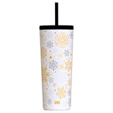Snow Flakes Tumbler - 24 oz